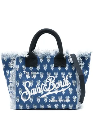 MC2 SAINT BARTH Torebki, Kobieta, Niebieski, ONE SIZE, Niebieska Torebka dla Kobiet