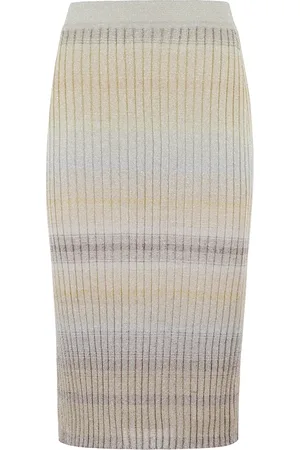 Missoni Spódnice, Kobieta, brązowy, S, Stylowa spódnica A-line