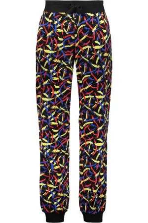 M Missoni Spodnie, Mężczyzna, Wielobarwność, L, Spodnie dzianinowe z motywem Jacquard