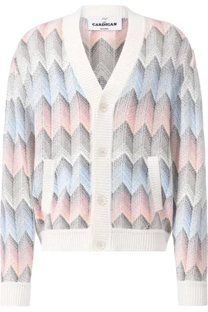 Missoni Swetry, Mężczyzna, Wielobarwność, 3XL, Kolorowy Sweter z wzorem zygzak