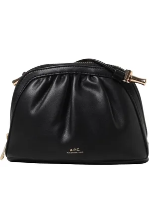 A.P.C. Torebki, Kobieta, Czarny, ONE SIZE, Czarna Mini Torebka Clutch
