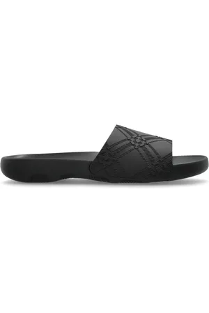 Burberry Buty, Mężczyzna, Czarny, 44 EU, Klapki Dive