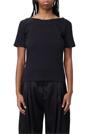 Nina Ricci Koszulki, Kobieta, Czarny, S, Czarny Boat Neck Top