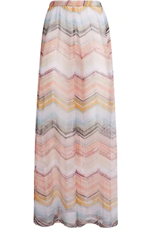 Missoni Spodnie, Kobieta, Wielobarwność, S, Zig Zag Pastel Plażowy Cover Up