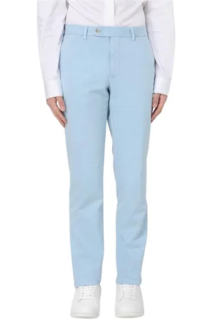 Incotex Spodnie, Mężczyzna, Niebieski, 3XL, Niebieskie Spodnie Casual