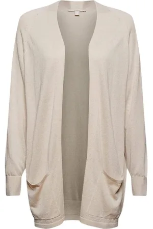 ESPRIT Swetry, Kobieta, Beżowy, L, Bawełna, Uniwersalne Bluzy i Swetry