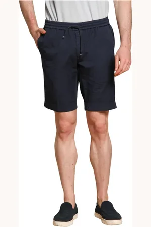 Masons Szorty, Mężczyzna, Niebieski, S, Bawełna, Wygodne Szorty Chino Jogger Bermuda