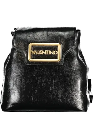 Valentino by Mario Valentino Torebki, Kobieta, Czarny, ONE SIZE, Len, Czarny plecak z polietylenu dla kobiet