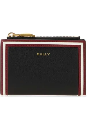 Bally Akcesoria, Kobieta, Czarny, ONE SIZE, Klasyczny Czarny Portfel Skórzany