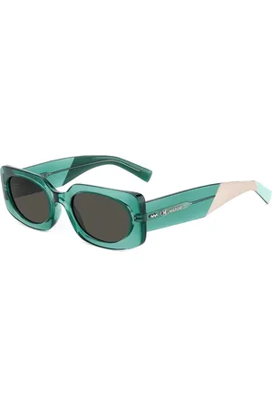 Missoni Akcesoria, Kobieta, Zielony, ONE SIZE, Okulary ze Słoneczne Zig Zag