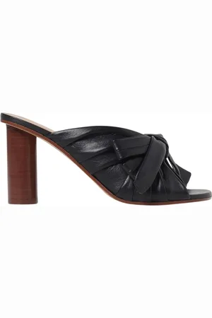 J.W.Anderson Buty, Kobieta, Czarny, 40 EU, Czarne Kokardkowe Sandały na Obcasie