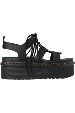 Dr. Martens Buty, Kobieta, Czarny, 39 EU, Czarne Sandały dla Stylowych Stóp