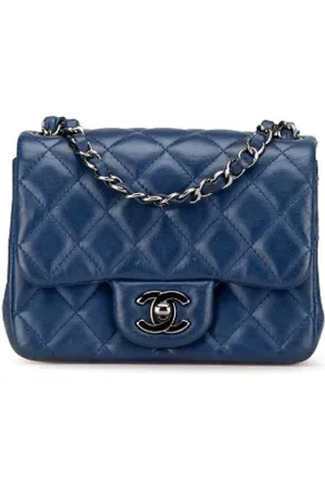 CHANEL Pre-owned, Kobieta, Niebieski, ONE SIZE, Skóra, Pre-owned Leather crossbody-bags