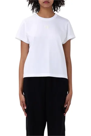 Alexander Wang Koszulki, Kobieta, Biały, L, Biała Koszulka z Logo
