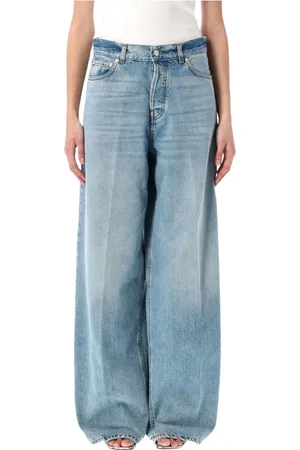 haikure Jeansy, Kobieta, Niebieski, W24, Jeansyy Wide Leg w kolorze wody