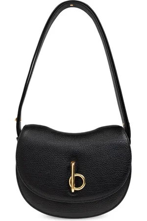 Burberry Torebki, Kobieta, Czarny, ONE SIZE, Skóra, Torebka na ramię Rocking Horse Small
