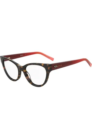M Missoni Akcesoria, Kobieta, brązowy, ONE SIZE, Okulary Kocie Oko Czerwony Kolor