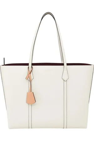 Tory Burch Torebki, Kobieta, Biały, ONE SIZE, Biała Torebka Perry z Charmem