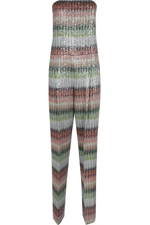 Missoni Kombinezony, Kobieta, Zielony, S, Len, Zielona Sukienka z Kwadratowym Dekoltem
