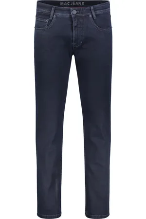 Mac Jeansy, Mężczyzna, Niebieski, W36 L32, Bawełna, Ciemnoniebieskie Arne Modern Fit Jeansy