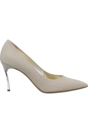 Casadei Buty, Kobieta, Żółty, 38 EU, Glitter Szpilka na Obcasie Pompa