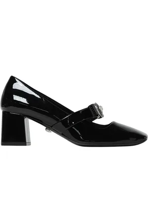 VERSACE Buty, Kobieta, Czarny, 40 EU, Czarne Mary Jane Obcasy