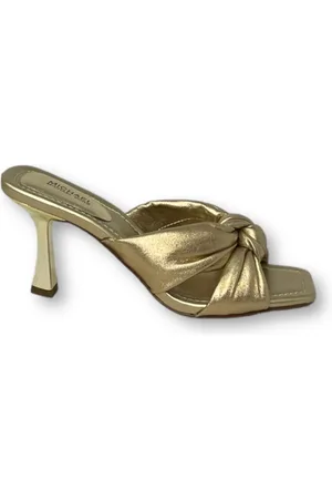 Michael Kors Buty, Kobieta, Żółty, 36 EU, Len, Mulety na obcasie