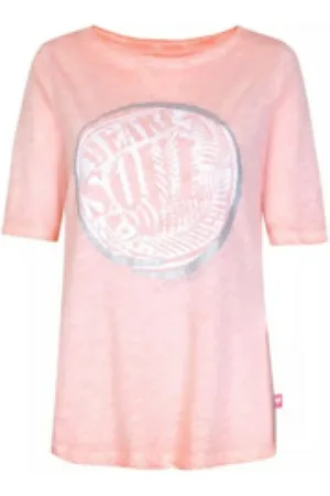 Lieblingsstück Koszulki, Kobieta, Różowy, XS, Klasyczny Różowy T-shirt Damski