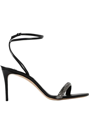 Casadei Buty, Kobieta, Czarny, 40 EU, Kryształowe Szpilki Sandały