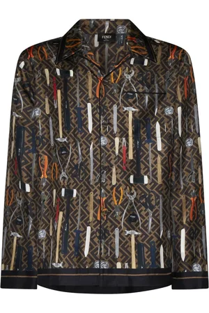 Fendi Koszule, Mężczyzna, Wielobarwność, S, Elegancka Kolekcja Koszul