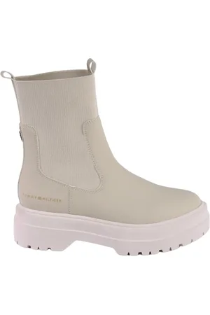 Tommy Hilfiger Buty, Kobieta, Beżowy, 38 EU, Beżowy Stylowy Botek