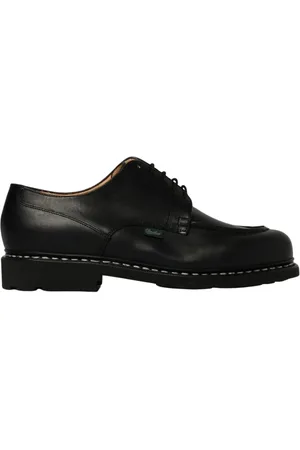 Paraboot Buty, Mężczyzna, Czarny, 44 EU, Czarne skórzane buty Derby