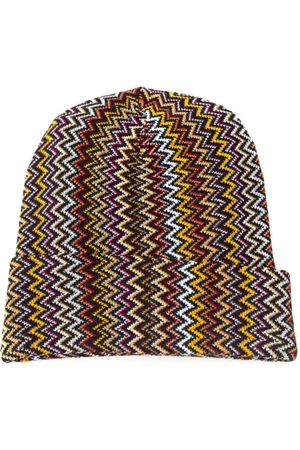 Missoni Akcesoria, unisex, Wielobarwność, ONE SIZE, Geometryczny Kolorowy Kapelusz - Dodatek