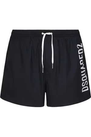 Dsquared2 Stroje kąpielowe, Mężczyzna, Niebieski, M, Niebieska Odzież Morska Boxer Midi