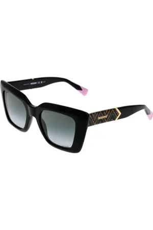 Missoni Akcesoria, Kobieta, Czarny, ONE SIZE, Eleganckie Okulary Przeciwsłoneczne Cat Eye z Gradientowymi Szkłami