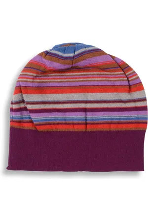 Missoni Akcesoria, Kobieta, Wielobarwność, ONE SIZE, Bawełna, Wielokolorowy Wełna Bawełna Beanie