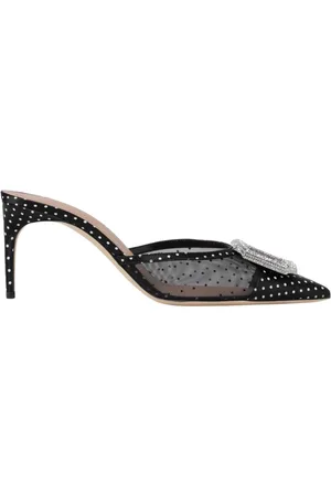 MALONE SOULIERS Buty, Kobieta, Czarny, 37 EU, Kryształowe Szpilki z Klamrą