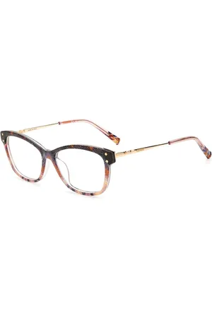Missoni Akcesoria, Kobieta, Wielobarwność, ONE SIZE, Wzorzysty Różowy Tarcza Acetate Ramki dla Kobiet