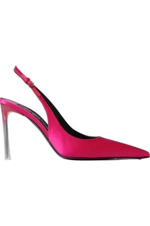 Sergio Rossi Buty, Kobieta, Różowy, 37 EU, Fuchsia Satin Obcasy Heels