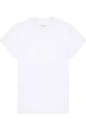 Givenchy Koszulki, Kobieta, Biały, S, Podpisowa Koszulka z Logo dla Kobiet
