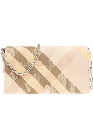 Burberry Torebki, Kobieta, Beżowy, ONE SIZE, Bawełna, Torebka na ramię Snip Mini