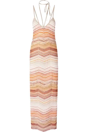 Missoni Sukienki, Kobieta, Wielobarwność, S, Pomarańczowe Sukienki Letnie