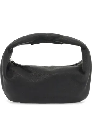 Khaite Torebki, Kobieta, Czarny, ONE SIZE, Zamsz, Torba Hobo Olivia z Skóry