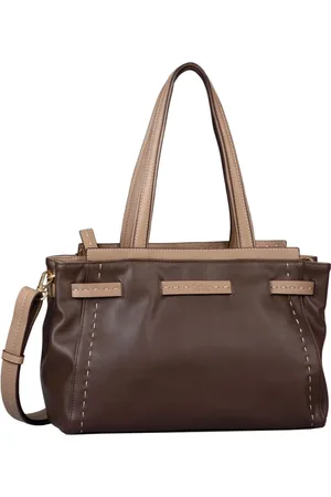 Gabor Torebki, Kobieta, brązowy, ONE SIZE, Brązowa torba Shopper z zamknięciem na zamek błyskawiczny
