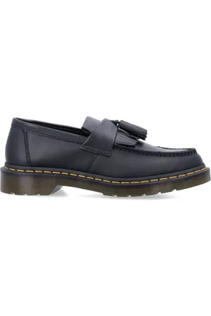 Dr. Martens Buty, Mężczyzna, Czarny, 41 EU, Czarne Zamknięte Buty Adrian Żółty Szew