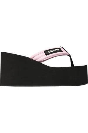 COPERNI Buty, Kobieta, Różowy, 37 EU, Różowe Platformy na Koturnie Flip Flops