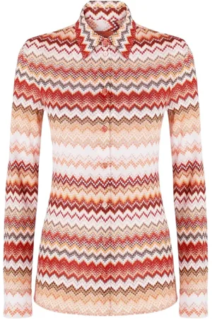 Missoni Bluzki, Kobieta, Wielobarwność, S, Kolekcja Brązowych Koszul