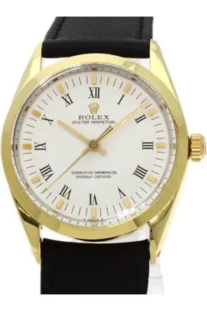 Rolex Pre-owned, Mężczyzna, Biały, ONE SIZE, Pre-owned Leather watches