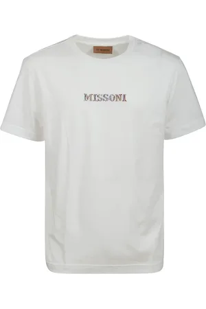 Missoni Koszulki, Mężczyzna, Biały, L, Stylowe T-shirty dla Mężczyzn i Kobiet
