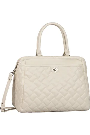 Gabor Torebki, Kobieta, Beżowy, ONE SIZE, Shopper Damski w kolorze offwhite z pikowaniem w stylu Flechtoptik